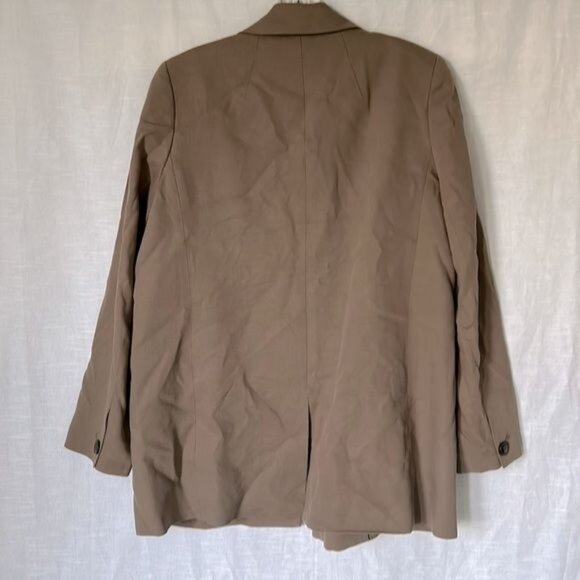 Madewell NH328 Drapeweave Caldwell Double-Breasted Blazer, Small - Picture 4 of 6